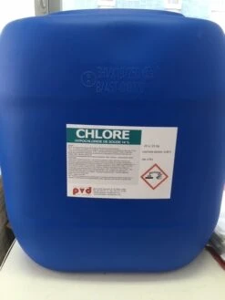 CHLORE 13 % 20 L= 25 KG