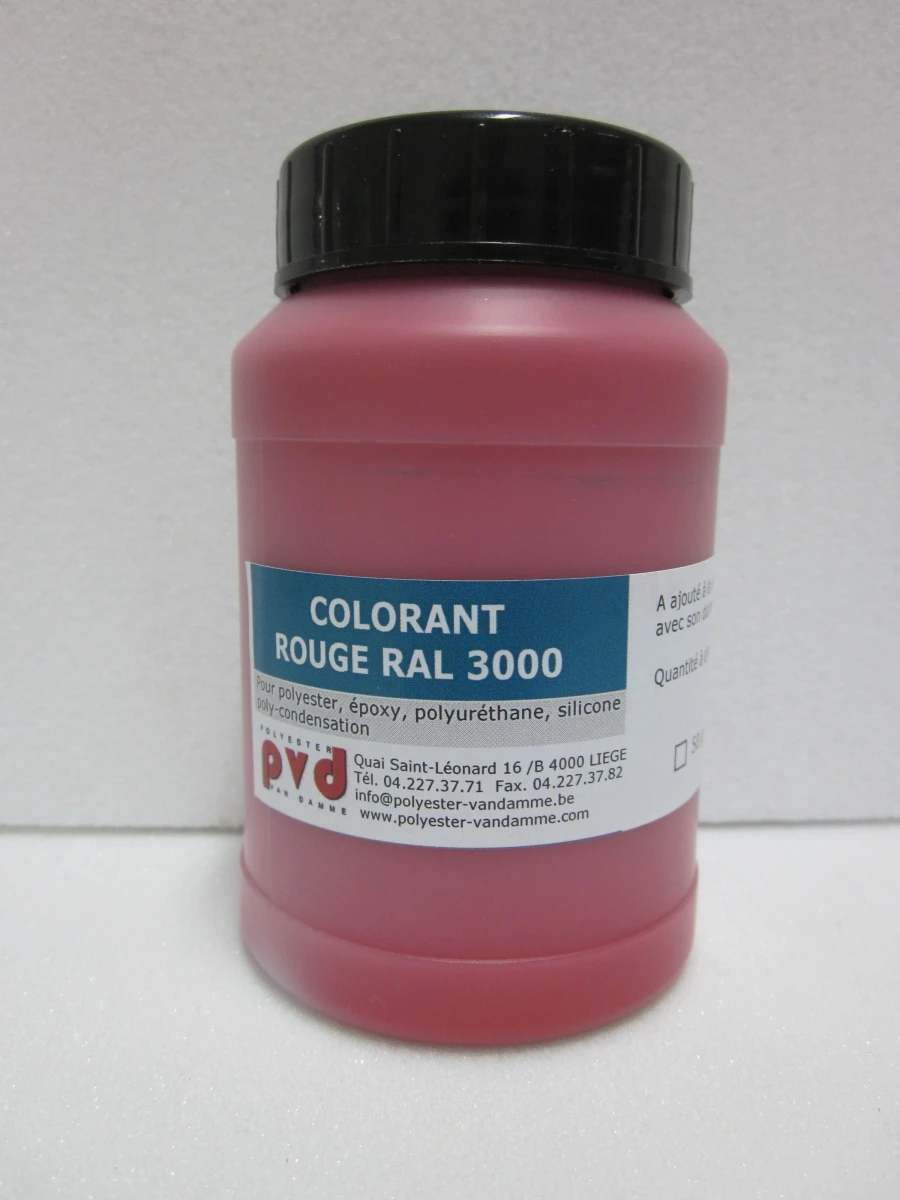 COLORANT UNIV. ROUGE RAL 3000 250 GR 3 COLORANT UNIV. ROUGE RAL 3000 250 GR