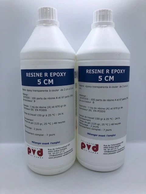 EPOXY POUR TABLE 5 CM / 1.75 KG 3 EPOXY POUR TABLE 5 CM / 1.75 KG