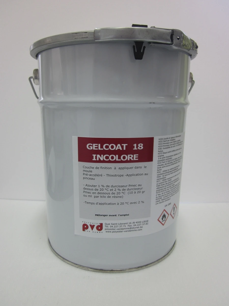 GELCOAT ISO18 INCOLORE / 5 KG 4 GELCOAT ISO18 INCOLORE / 5 KG – Image 2