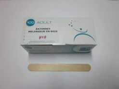 BATONNET MELANGEUR EN BOIS BTE 100 PCS